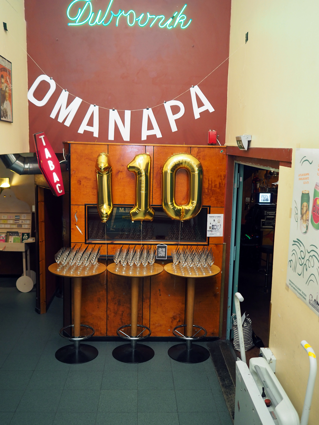 OMANAPA110 Party place was the one & only, legendary Dubrovnik at Eerikinkatu, Helsinki!
