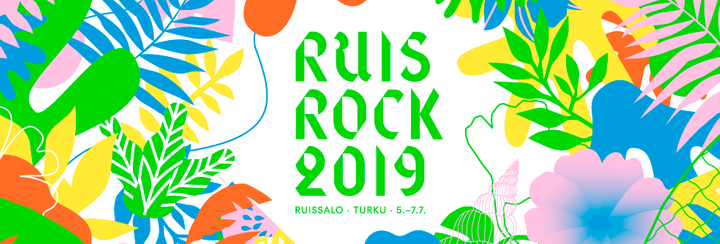 Ruisrock 2019 logo Sofia Pusa