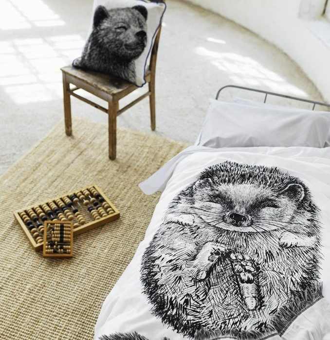 Bear and hedgehog – new cute designs by Jenna Kunnas for Finlayson - Napa  Agency