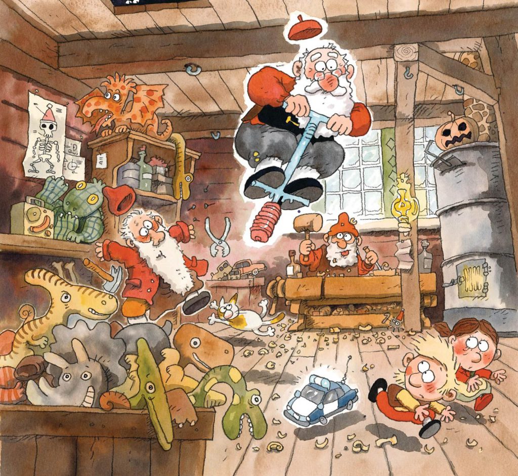 Mauri Kunnaksen kirjasta Joulupukki ja noitarumpu, Otava Oy / © Doghill Productions Oy